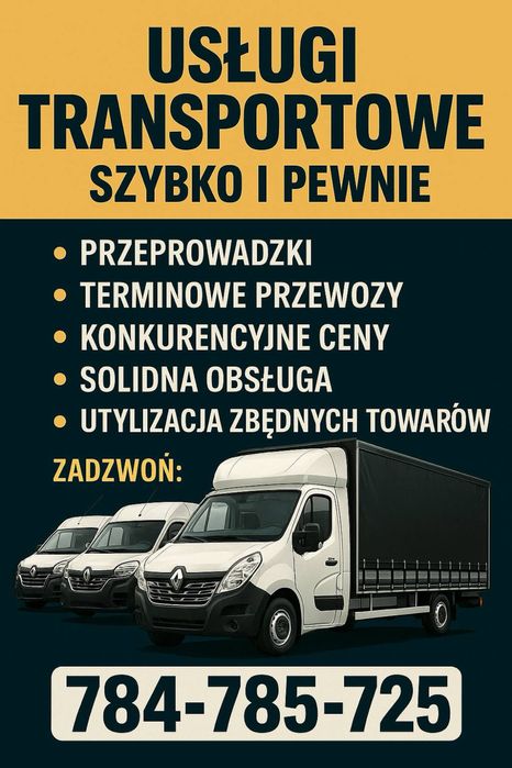 Transport, przeprowadzki ,utylizacja