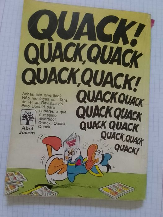 Livro BD da coleção "Tio Patinhas"