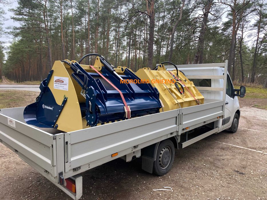 Szufla łyżka ślimakowa do zadawania pasz z frezem hydr. KOŁASZEWSKI