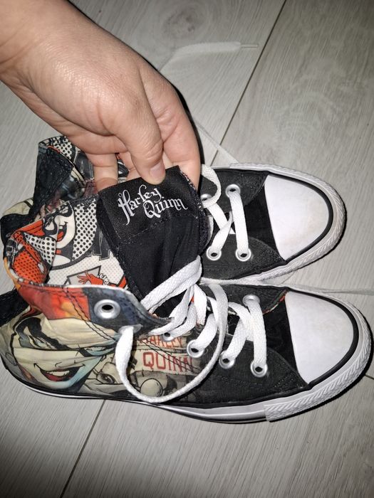 Trampki converse #Harley Queen 22cm r35 tm&DC comics