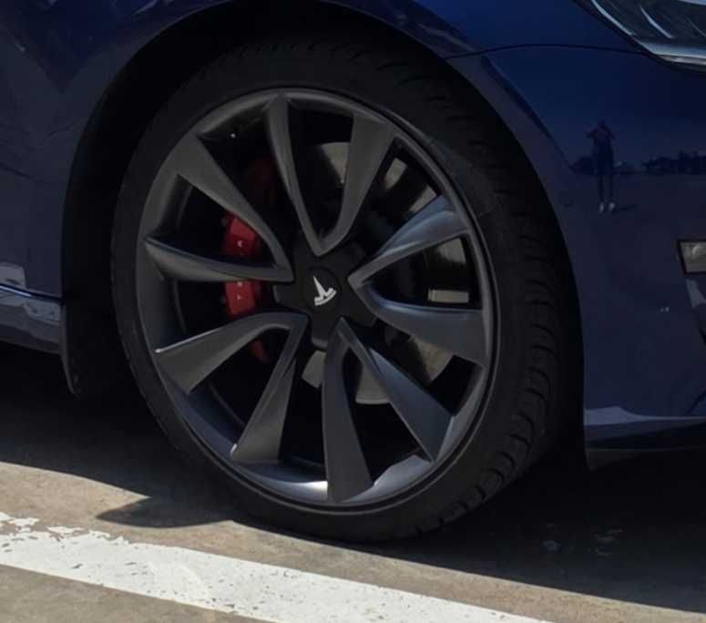 Jantes 20 Tesla Originais Stiletto Gunpowder IGUAIS A NOVAS  + Pneus