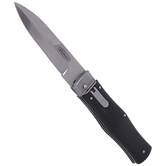 Nóż sprężynowy Mikov Predator Black ABS, Stonewashed (241-BH-1/STKP)