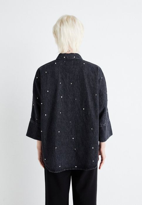 Koszula jeansowa czarna OVERSIZE Only M