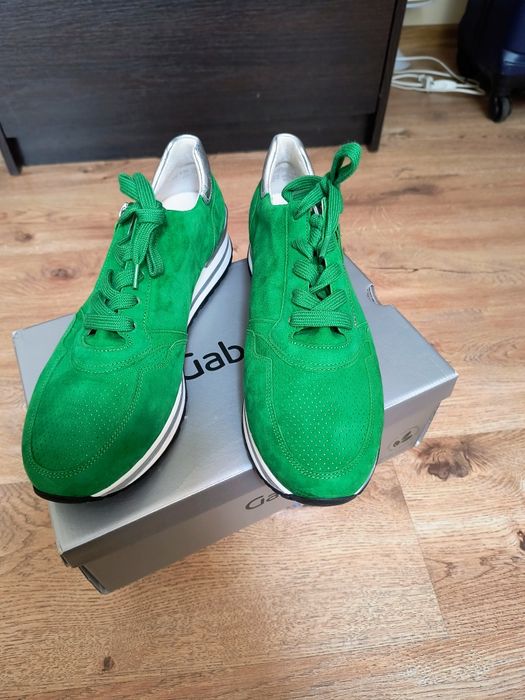 Gabor Comfort Sneakersy niskie -verde silber