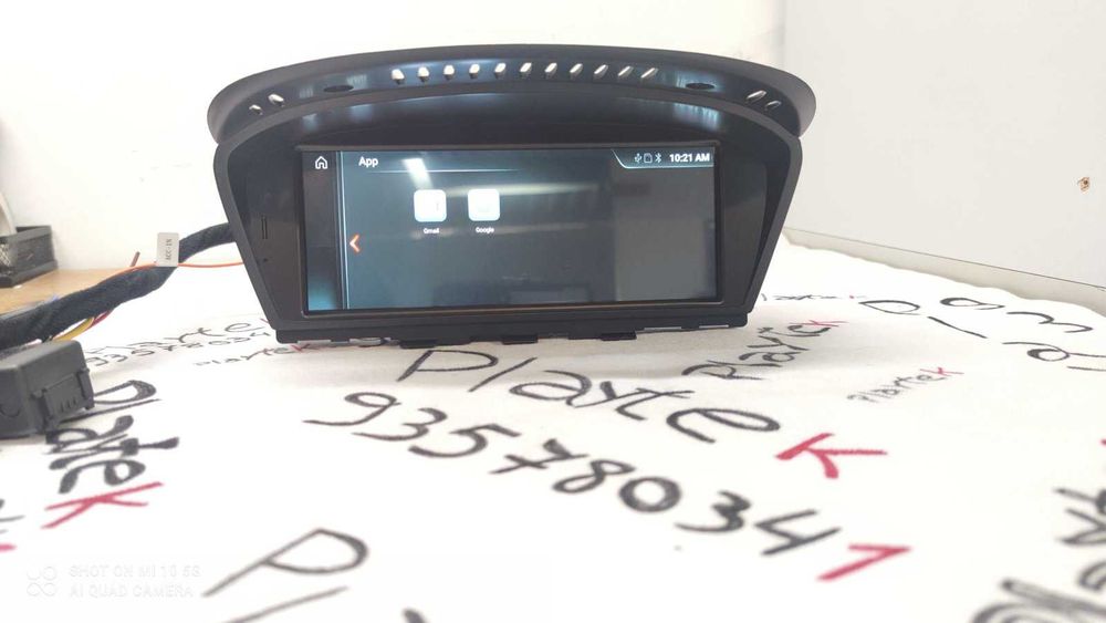 BMW Série 5 E60 E61 Série 3 E90 E91 Rádio Android CCC CarPlay iDrive