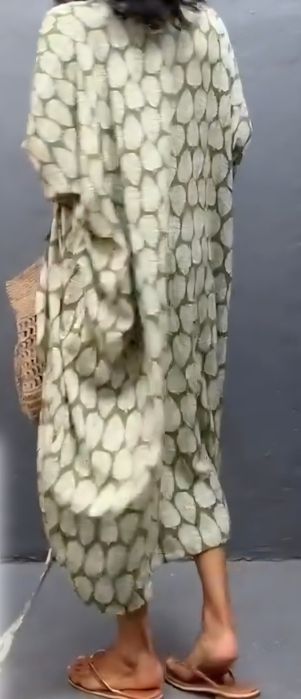 Narzutka-kimono z paskiem