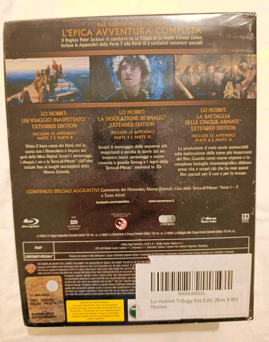 BluRay The Hobbit - Trilogy- Extendend Edition