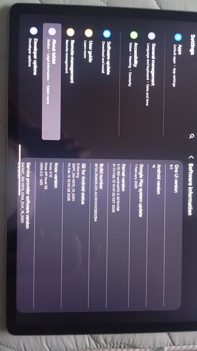 Tablet Samsung s9 fe+