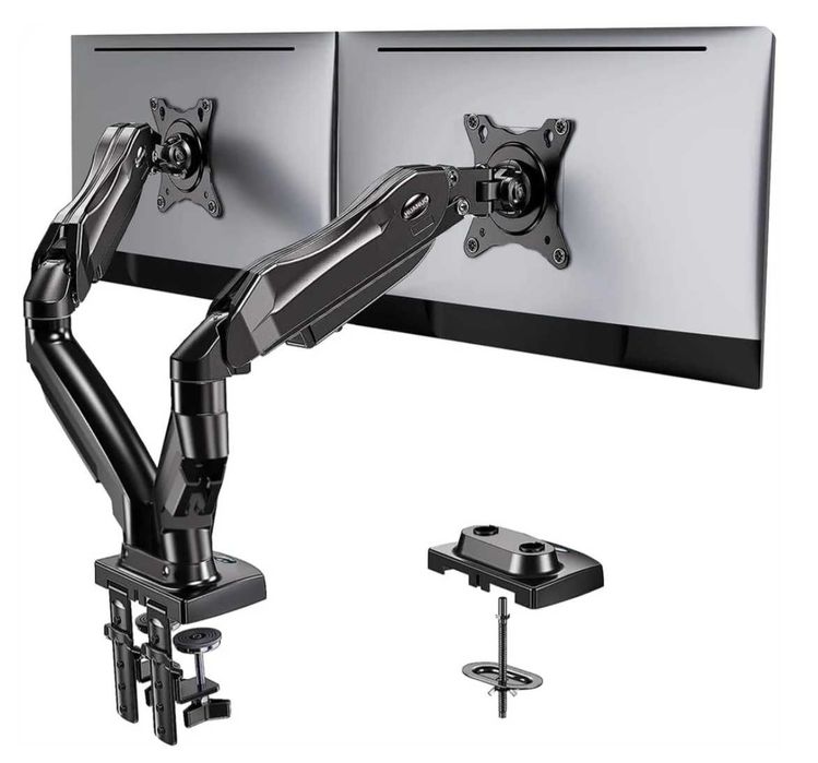 Huanuo Braço Duplo para Monitores / Dual Monitor Arm – Like New
