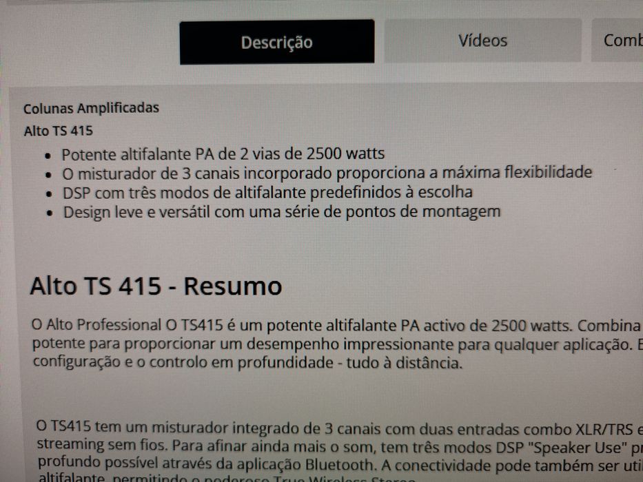 Material DJ Colunas Amplificadas,mésa de mistura e mesa de som. Luzes e suportes. Queiram mandar mensagem no whatsapp sff.