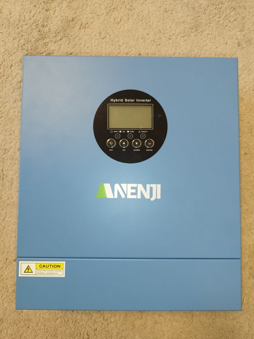 Гібридний інвертор ANENJI ANJ-2000-12V-WIFI, 12 В, 2000 Вт