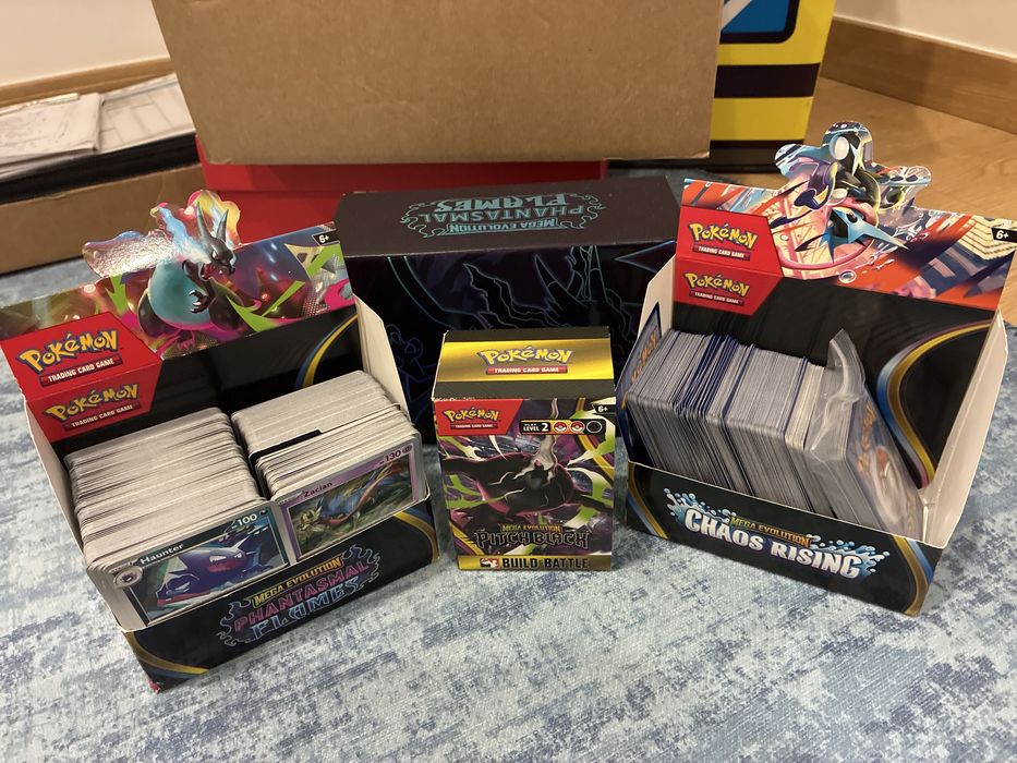Pitch Black/ Perfect Order/ Chaos Rising/Phantasmal Flames cartas pokémon
