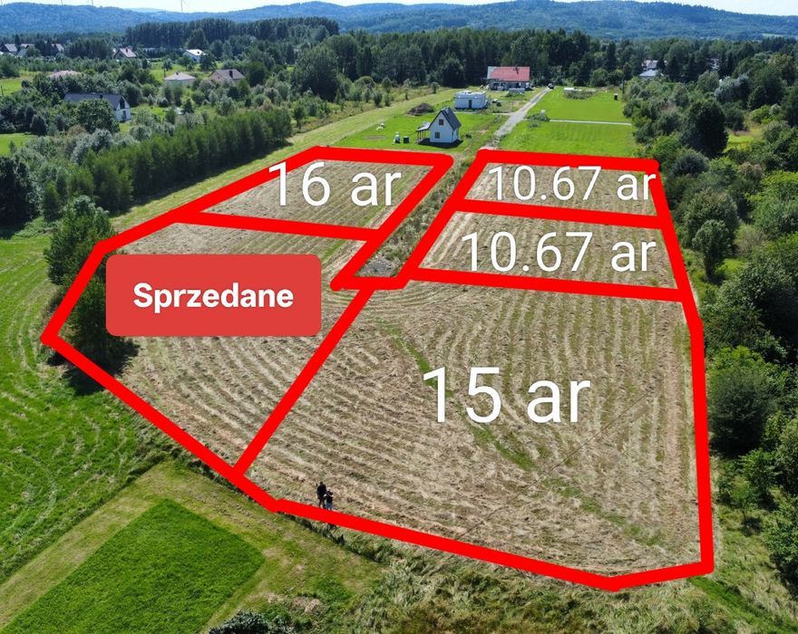 Działka budowlana 10,67 ar z WZ | Machnówka | Chorkówka