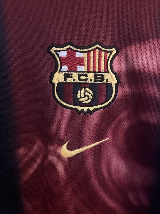 ウェア CJ X NIKE X FC BARCELONA 00/01  CJ x Nike x FC Barcelona Retro 2000/01 Home Skeleton Jersey