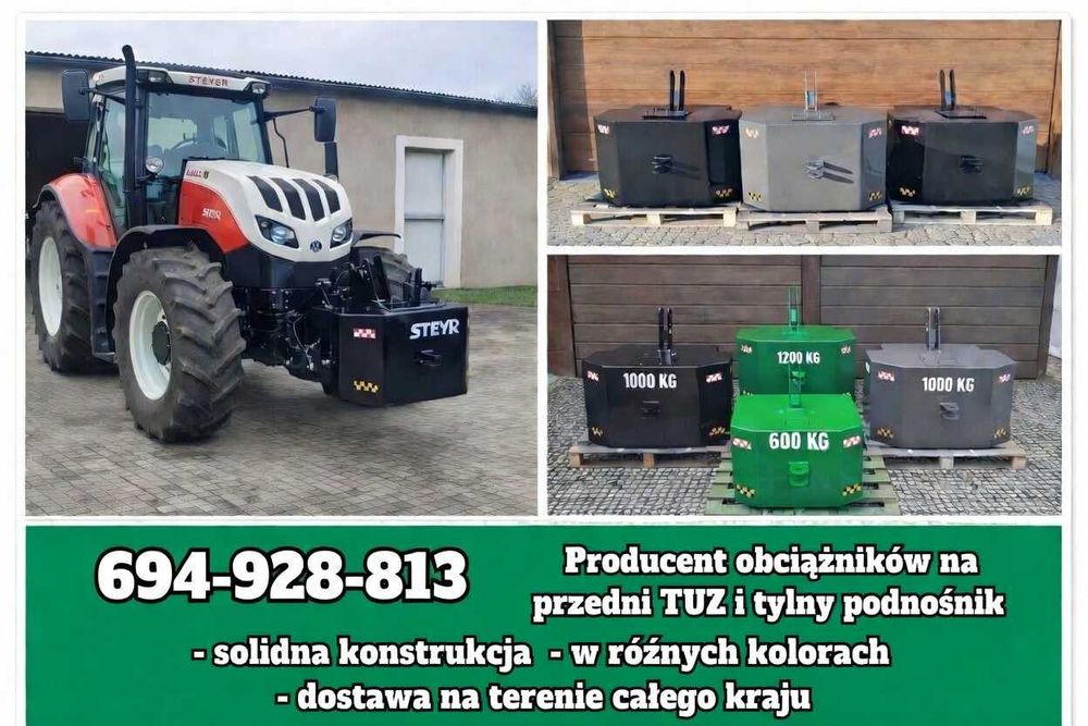 Obciążnik  balast 1500kg i inne