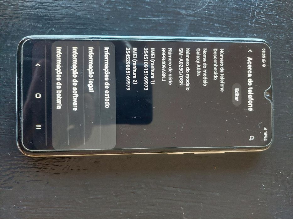 Telemóvel Samsung Galaxy A 02 s