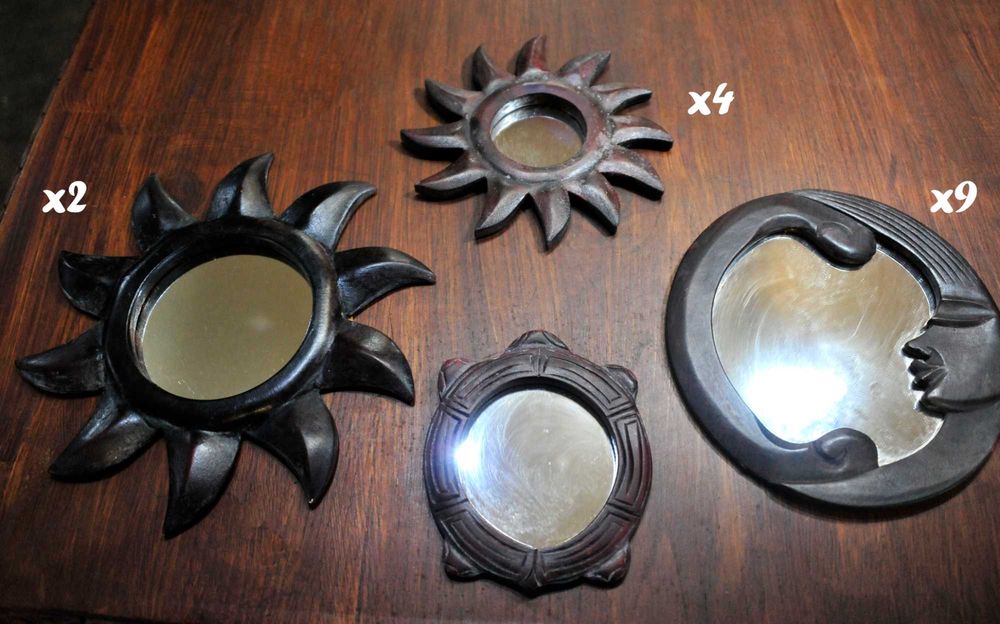 Espelhos para restaurar lote de 15