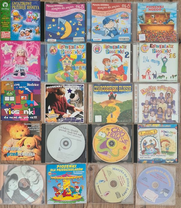Zestaw 20 płyt CD z muzyką dla dzieci