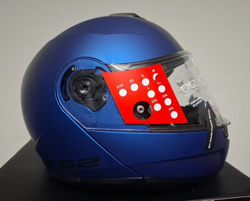 Capacete Modular LS2 FF908 Strobe ll Azul Matte ( M ) ( NOVO )