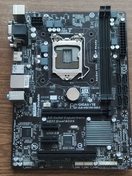 Gigabyte GA-H97M-HD3  LGA 1150 ITE IT8620E ITE IT8892E на запчастини