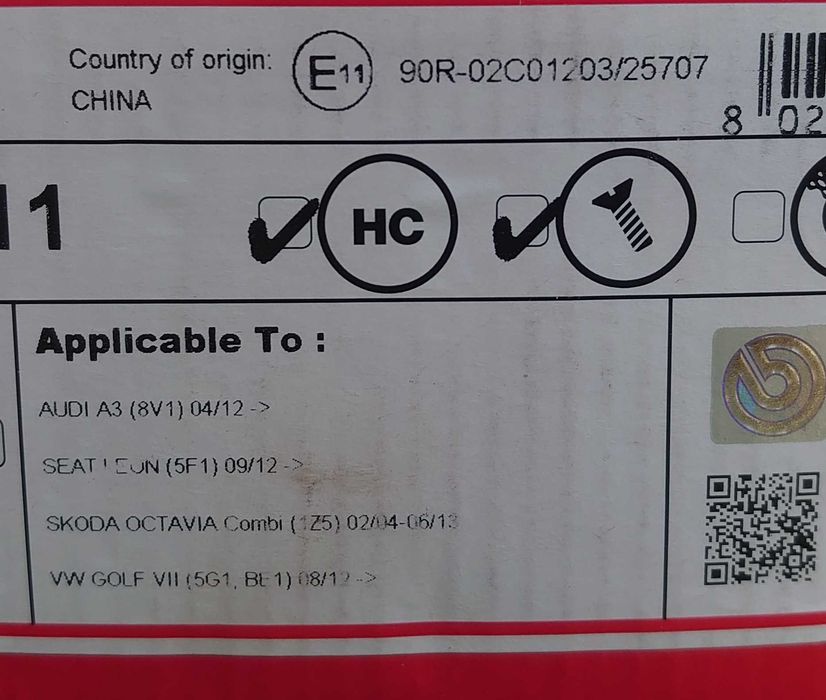Discos travões (Brembo) para desocupar Audi/SEAT/skoda
