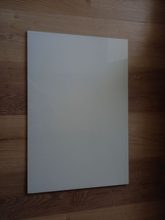 Tablica suchościeralna szklana biała