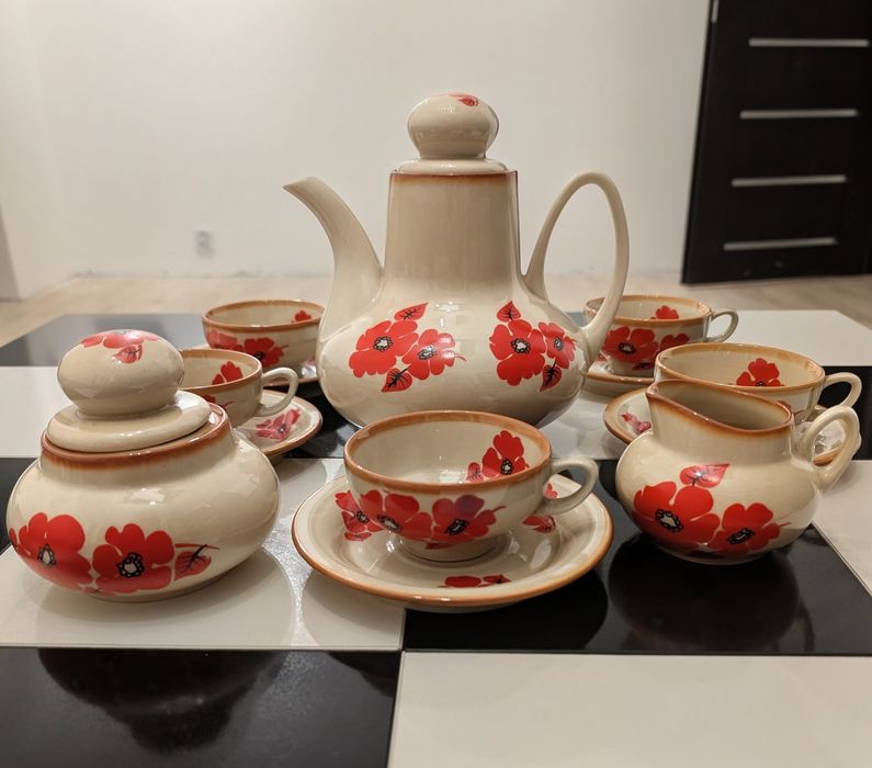 Zestaw ceramiki PRL klasyk kolekcjonerski Polski