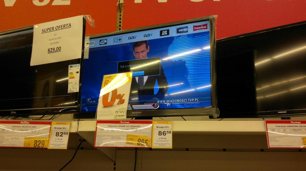 Uchwyt na ścianę do Tv Telewizora Sharp LC32LD145V też do innych