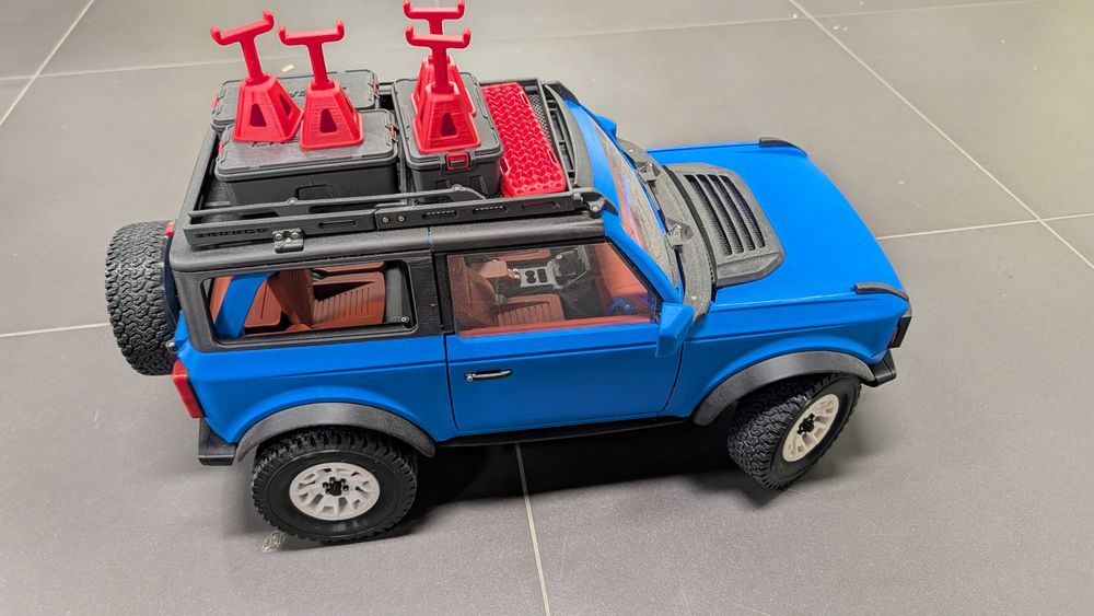 Model RC 4x4 Landy Pickup 3D Sets 1:8 – Napęd 4x4 | Światła | Gotowy do jazdy!