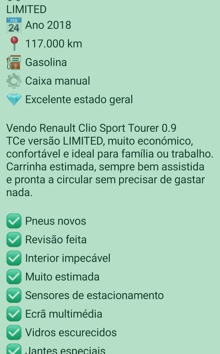 Como nova. Viatura particular, muito bem estimada e relativamente poucos Kms para a viatura que é.