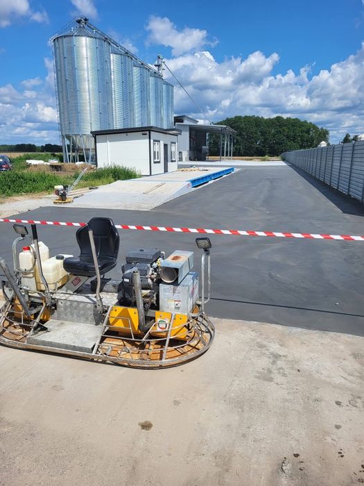 Utwardzenie placów,  budowa silosów, posadzki przemysłowe