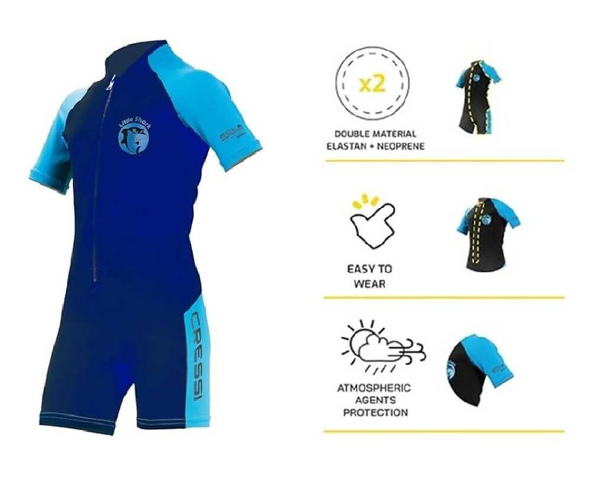 Cressi Fato Neoprene júnior Tam 3 A 4 anos