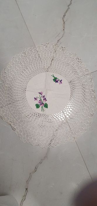 Serwetka serweta robiona na szydelku