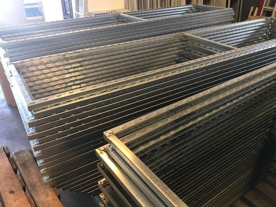 Estante metálica de encaixe sem parafusos metálica aço e inox zincada