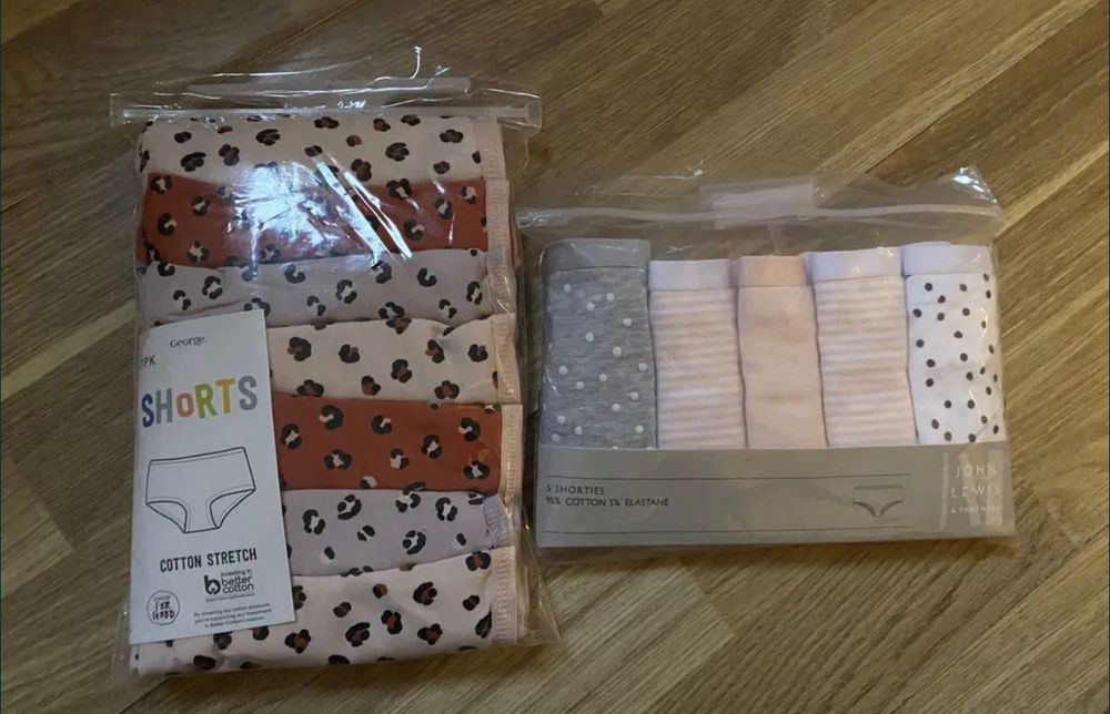 Новые трусы-шортики George John Lewis на девочку подростка 10 11 12 15