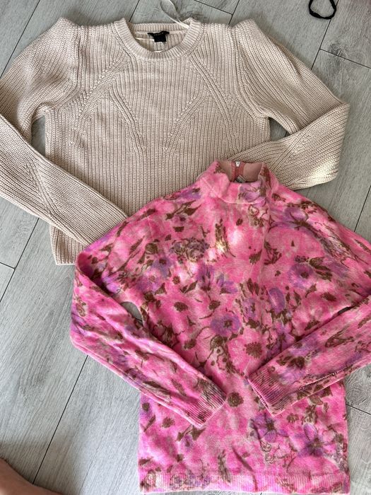 Paka damskich ubran swetry koszule 12 sztuk  zara Esprit  S