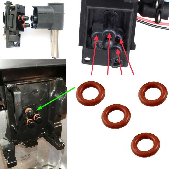 Uszczelki do ekspresu Siemens EQ 5, 6, 7, 8 Bosch VeroBar