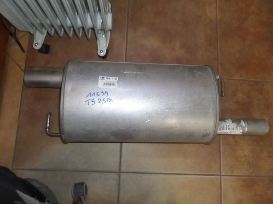 11639 NOWY Wydech Tłumik środkowy 04.110 VW Transporter T5 2.5 TDI 4x4