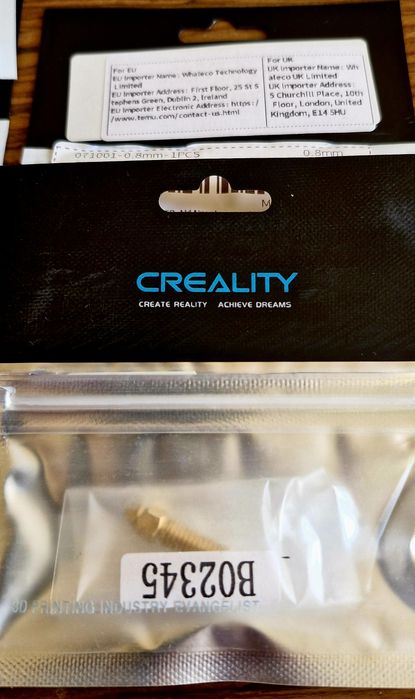 Dysze do drukarki creality K1/K1 Max/CR-M4