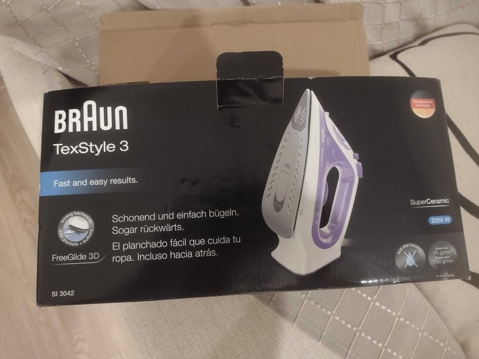 Ferro de engomar novo BraUn Texstyle 3
