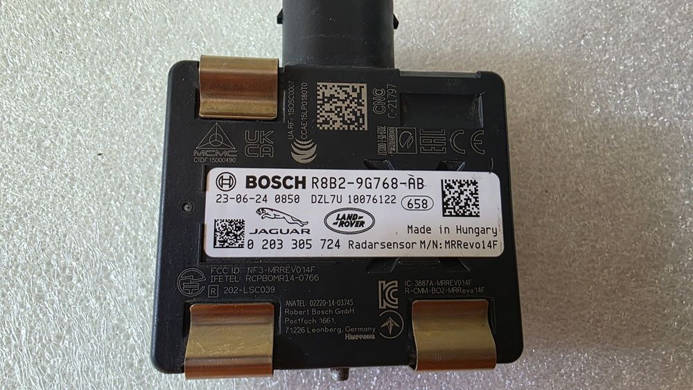 Radar sensor dystansu AAC jaguar land rover distronic defender EU