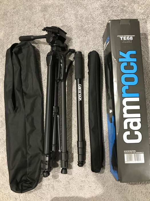 Statyw CamRock TE68 Black Czarny stan idealny