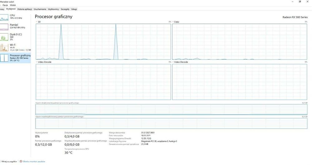KOMPUTER DO GIER / PRACY – Ryzen 5 3600 + RX 580 4gb + 16GB RAM