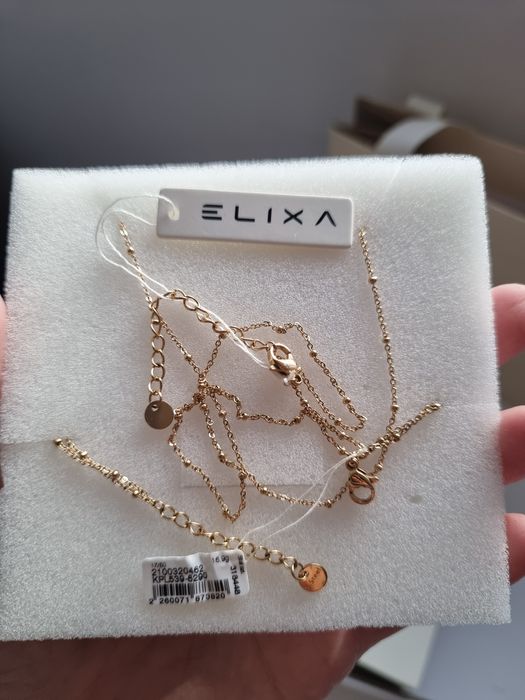 Apart Naszyjnik i bransoletka  z cyrkoniami - konczynka