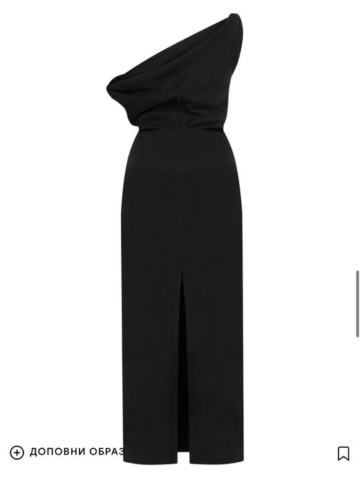 Сукня cher 17, чорна на одне плече