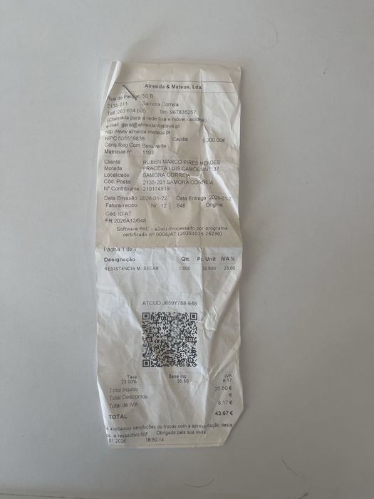 Máquina Secador roupa indesit com avaria