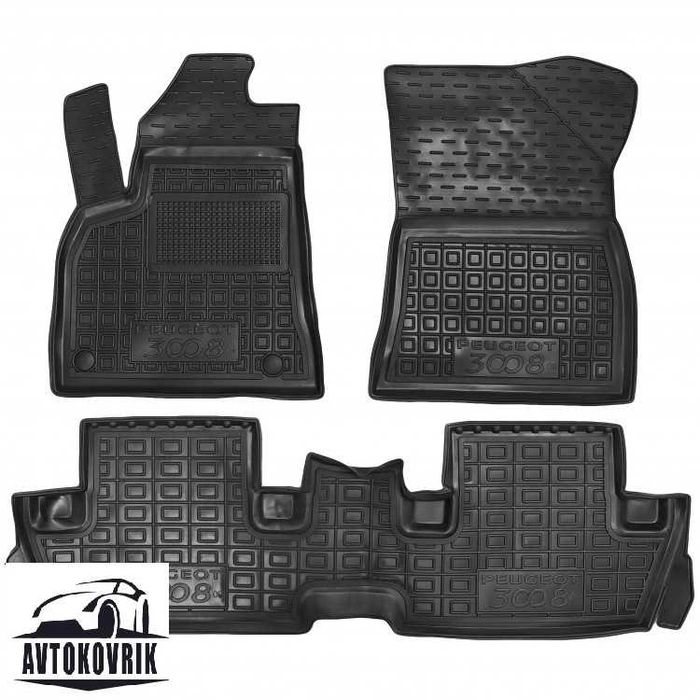 Коврики Peugeot 207 307 308 3008 5008 508 Partner Салоны Avto Gumm