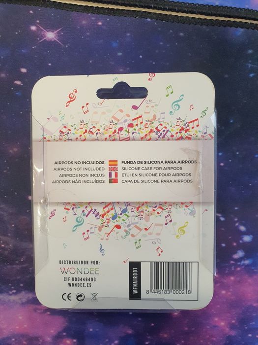 Etui silikonowe do AirPods – Jordan 23 (czerwone) + karabińczyk