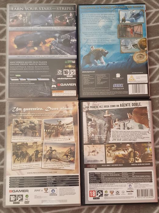 Conjunto de jogos PC