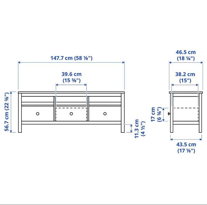 Móvel TV IKEA Hemnes